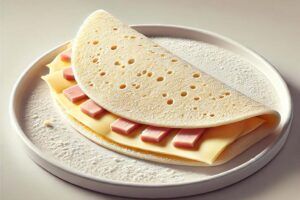 Receta del Crepe de tapioca